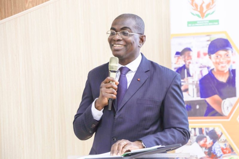 Le ministre de la Promotion des PME, Félix Anoblé