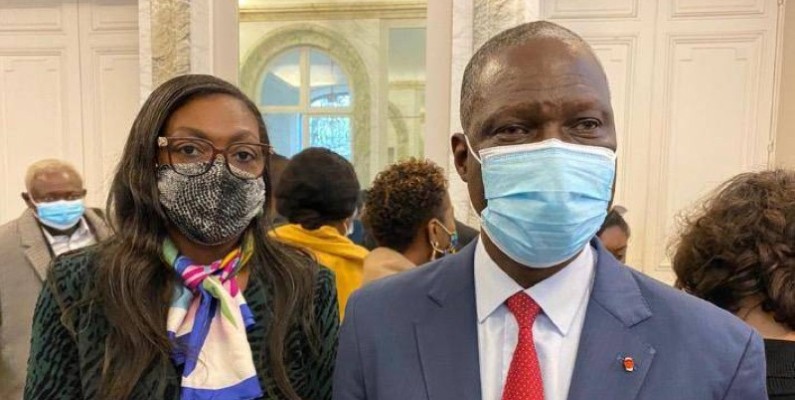 Maurice Bandaman, Amabassadeur de la Côte d'Ivoire en France. (DR)