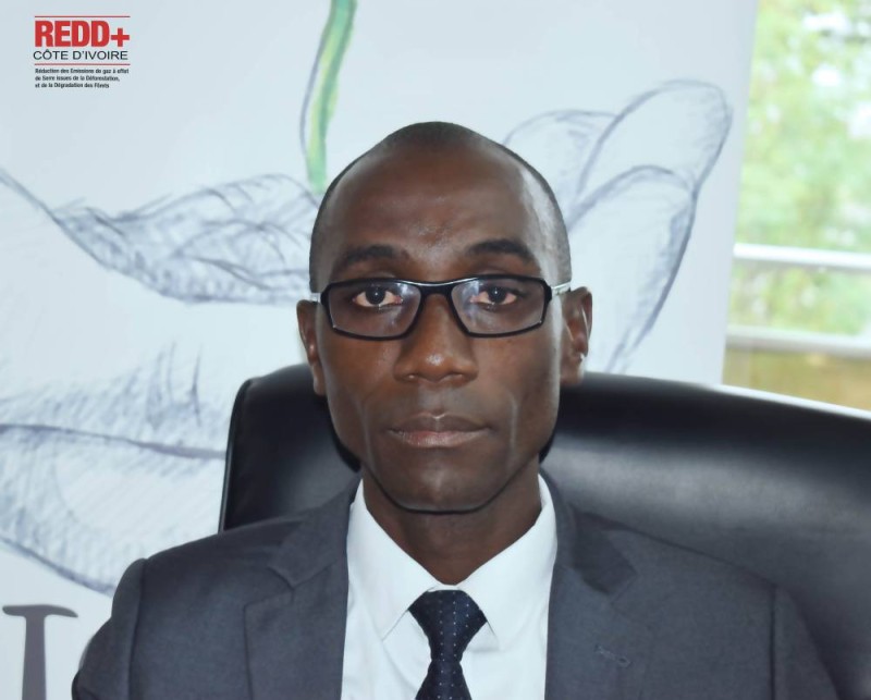 Ernest Ahoulou Kouamé, coordonnateur, secrétaire exécutif permanent de la Redd+ Côte d’Ivoire. (Dr)