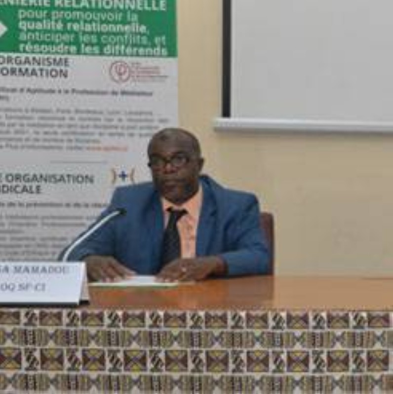 Moussa Mamadou, secrétaire exécutif de l’Oqsf-CI (DR)