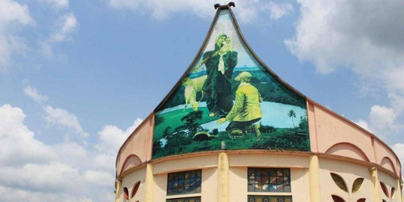 Le Sanctuaire Notre Dame de la Garde de Bonoua. (Dr)