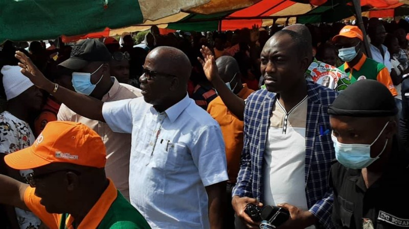 Pendant dix jours, Jacques Assahoré Konan a communié avec les populations de Botro.(DR)