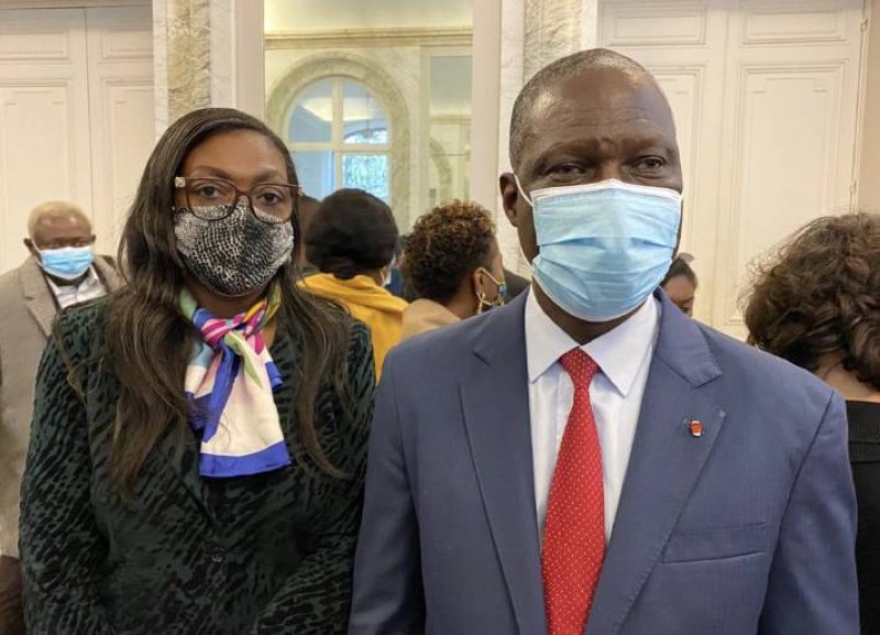 L'ambassadeur de la Côte d'Ivoire en France, Maurice Bandaman. (Dr)