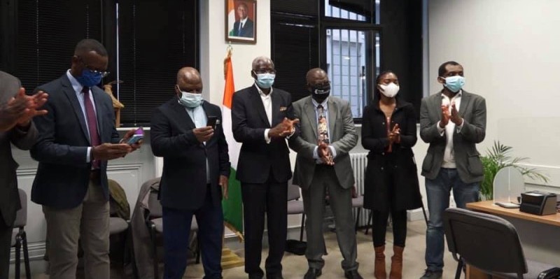 Les personnalités présentes au lancement de l'opération (DR)