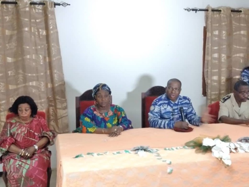 Le général Apalo Touré lors de la rencontre de Toumodi (DR)