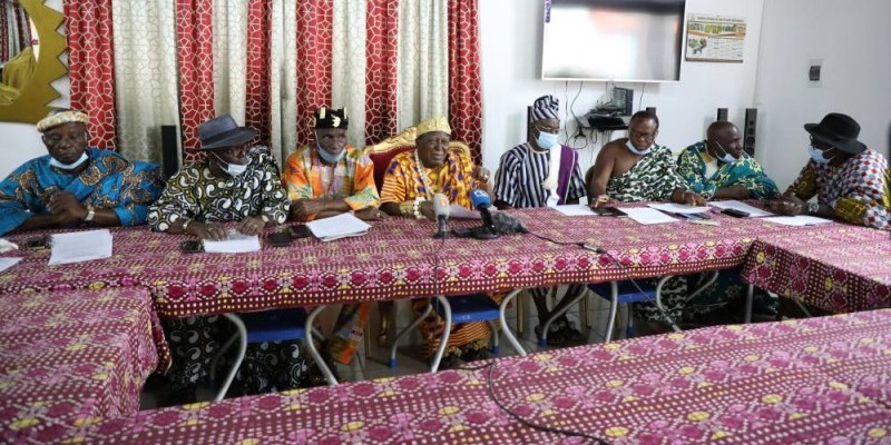 La Chambre des Rois et chefs traditionnels appelle à un dialogue inclusif. (Photo: Bosson Honoré)