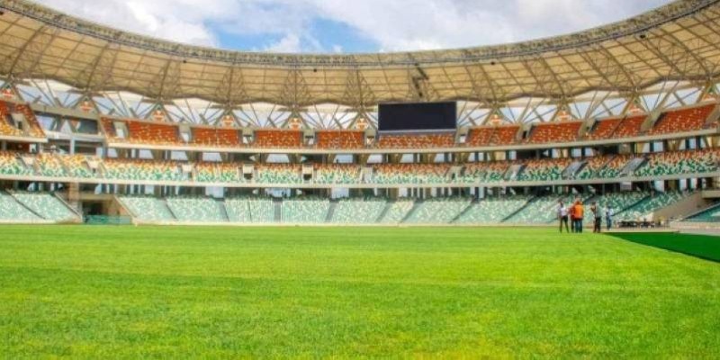 Le stade Olympique d'Ebimpé recevra sa première rencontre internationale, jeudi. (Dr)
