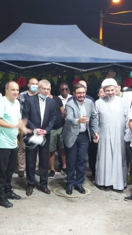 Les deux diplomates et l'Imam Cheikh Ghaleb Kojok ont donné un cachet particulier aux festivités. Ph Dr