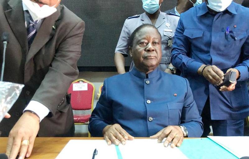 Henri Konan Bédié, président du Pdci-Rda. (Dr)