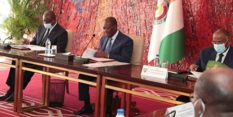 Le Chef de l'Etat, Alasane Ouattara, a présidé, jeudi, le Conseil national de sécurité. (DR)