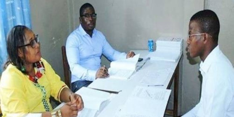 Un étudiant devant le jury. (DR)