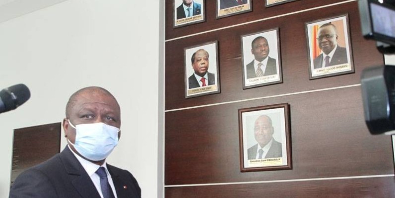 Portrait de l'ex-Premier ministre Amadou Gon Coulibaly. (DR)