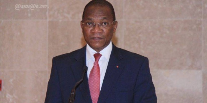 Le ministre de la Construction, du Logement et de l’Urbanisme, Bruno Nabagné Koné. (Dr)
