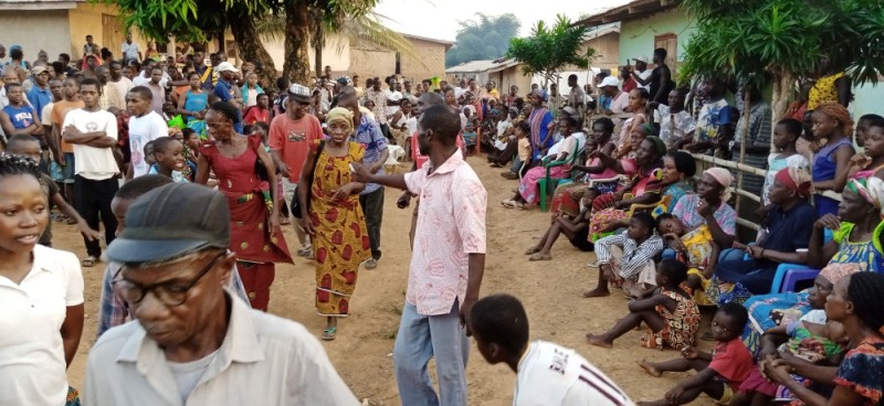 Une vue des réfugiés ivoiriens à Zodrou (Liberia). (Photos : Saint-Tra Bi)