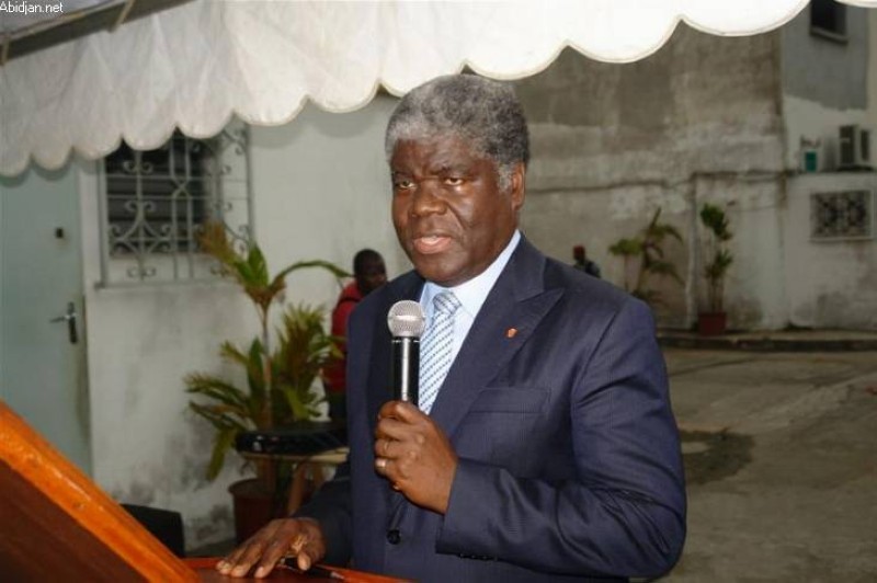 Beugré Mambé, ministre-gouverneur du district d'Abidjan. 