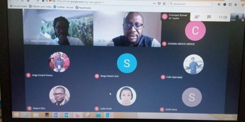 Une dizaine de journalistes ont pris part à cette formation. (Édouard Koudou)