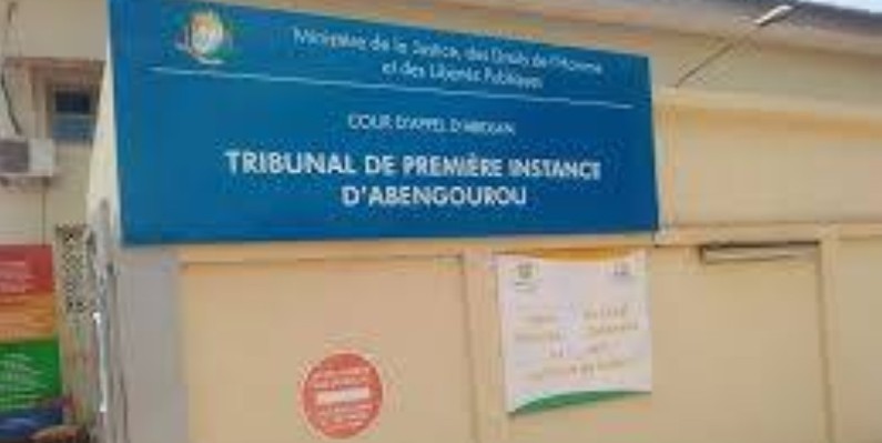 Une vue du Tribunal de première instance d'Abengourou. (Dr)