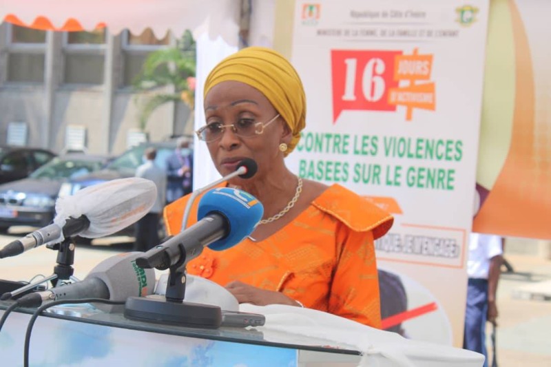 La ministre de la Femme, de la Famille et de l’Enfant, Prof. Bakayoko-Ly Ramata (DR)
