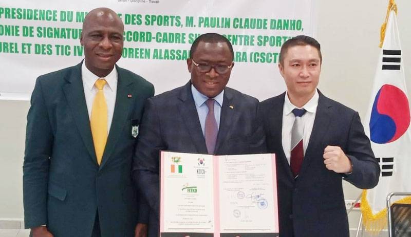 La Corée, le gouvernement et la Fédération ivoirienne de taekwondo ont donné un cadre juridique adéquat au Centre sportif. (Photos : DR)