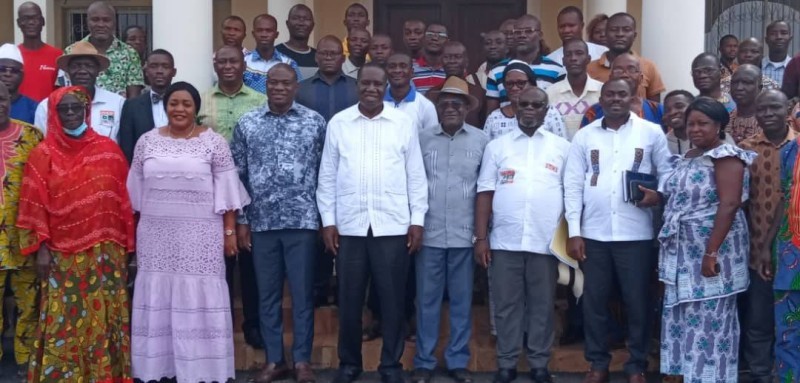 Les militants du rhdp du Moronou mobilisés pour les élections locales (DR)