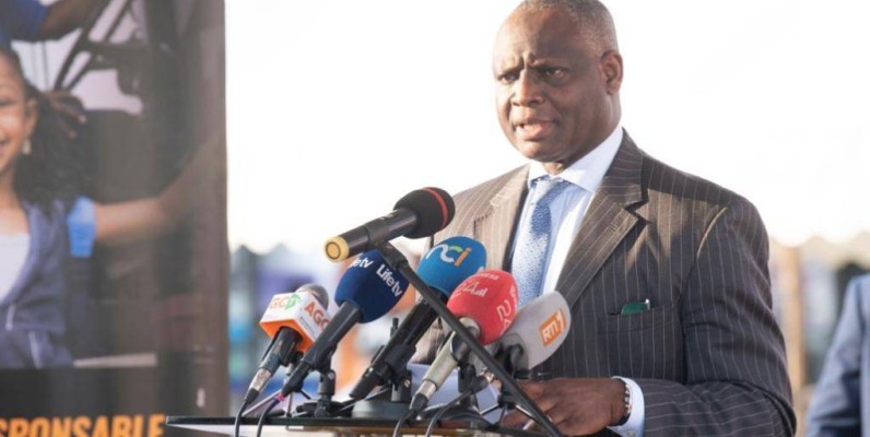 Le directeur de cabinet du ministère des Transports, Ahmed Diomandé, a procédé au lancement de la campagne de répression. (Dr)