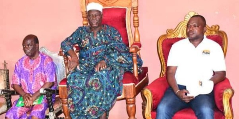 Vincent Toh Bi, ex-préfet d’Abidjan, était à Daoukro, le 10 décembre, pour s’imprégner des réalités de la récente crise intercommunautaire. (Dr)