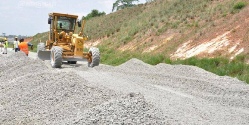 Plusieurs kilomètres de routes construites en 2020, malgré la Covid-19. (DR)