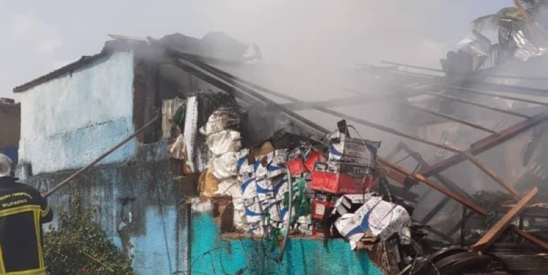 Une vue du lieu où il y a eu l'explosion. (Gspm)
