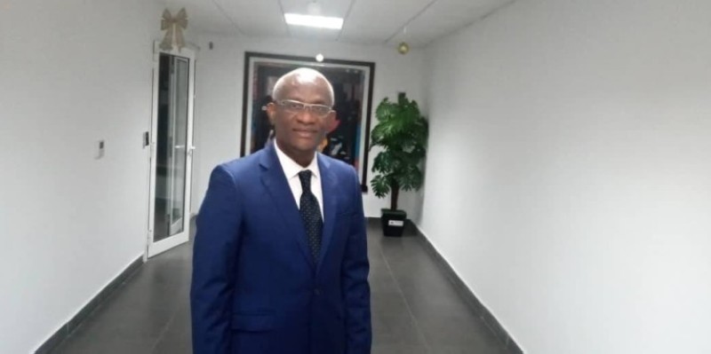  Le président sortant du Cop hévéa, Michel Koblavi, a été réélu. (photo : Dr)