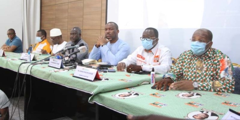 Les personnalités du Rhdp ont mis en exergue les valeurs intrinsèques qui caractérisaient feu Amadou Gon Coulibaly. 
(Dr)