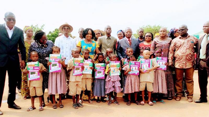 La distribution des kits scolaires à Bouaké a démarré. (Dr)