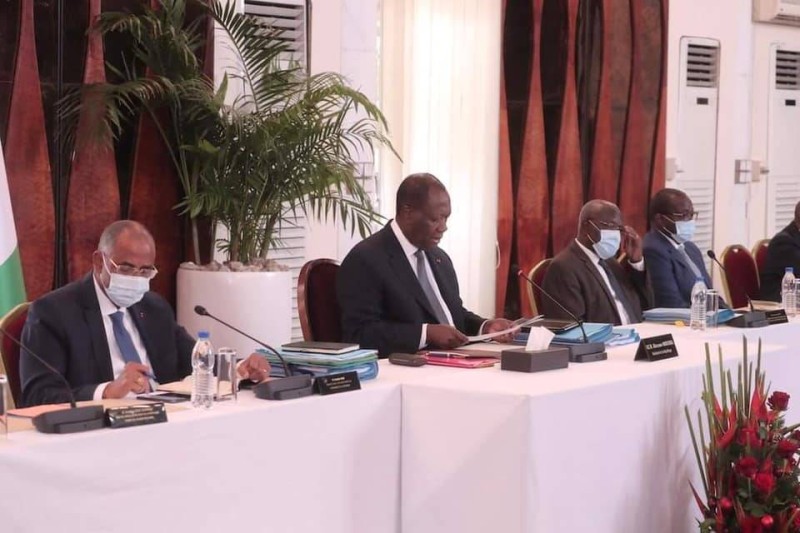 Le Président de la République, Alassane Ouattara a présidé un Conseil des ministres, ce mercredi 23 décembre 2020.