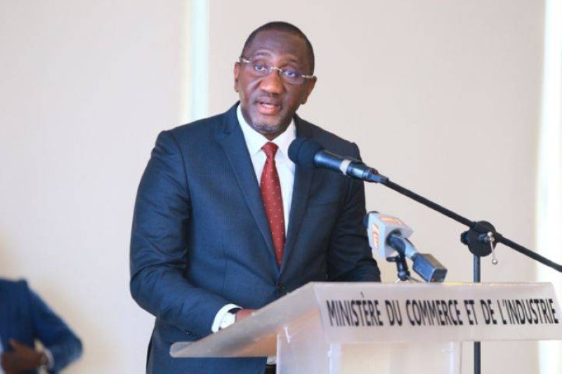 Souleymane Diarrassouba, ministre du Commerce et de l'industrie. (DR)