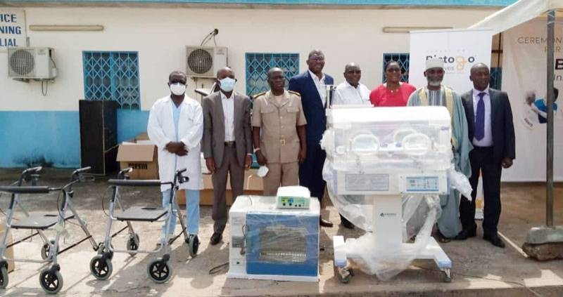 Une vue du don fait par la Fondation Bictogo initiatives au Chr d'Agboville. (Dr)