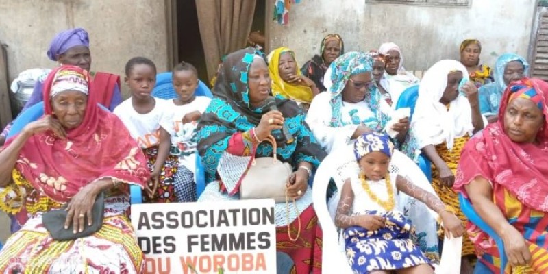 Des associations de femmes du Woroba soutiennent Fatim Bamaba Couliaby. (DR)