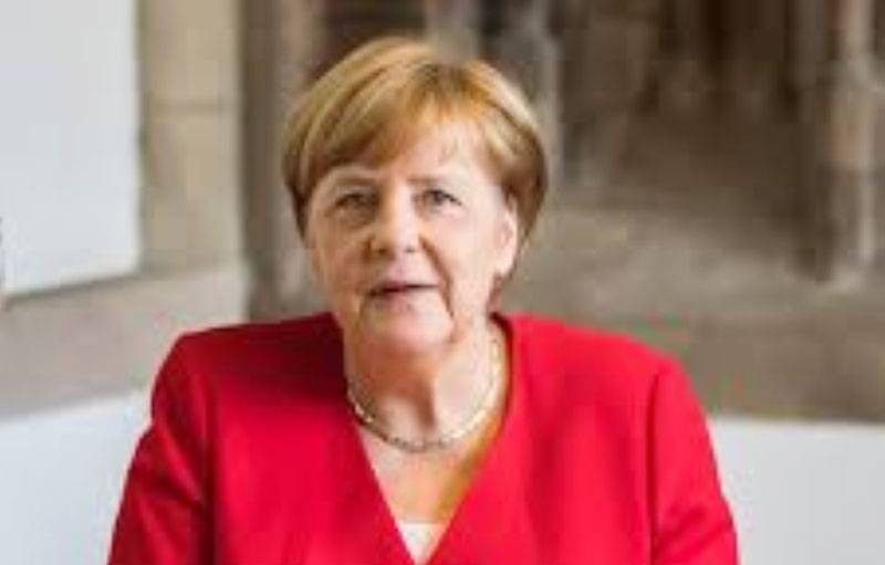 La Chancelière allemande, Angela Merkel. (Dr)