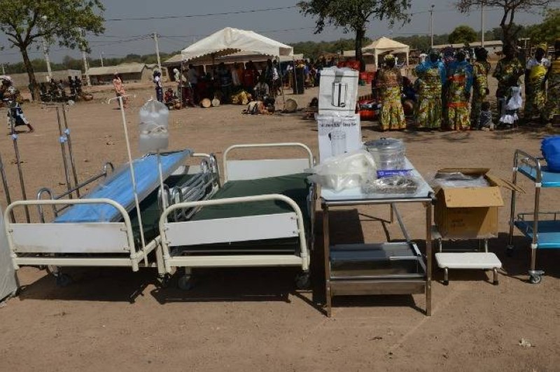 Une vue du matériel remis au centre de santé de Ponvogo par la Première dame.