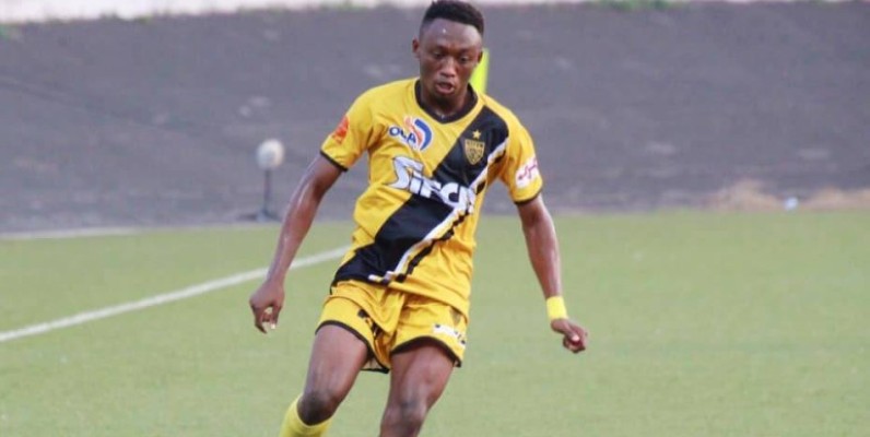 L’ailier droit de l’Asec Mimosas, Traoré Bénie Adama, dépose ses valises en Suède. (Dr)
