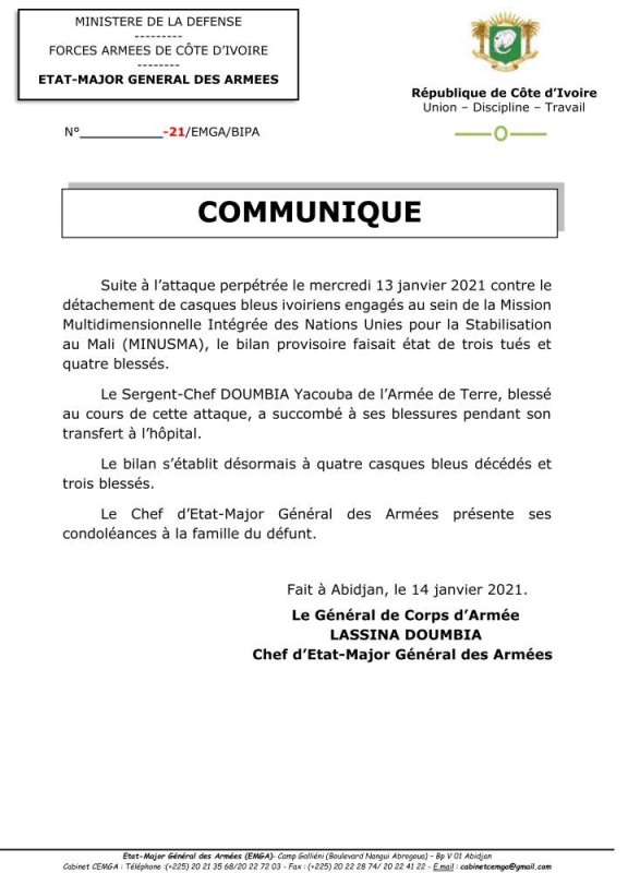 COMMUNIQUE MINUSMA 2