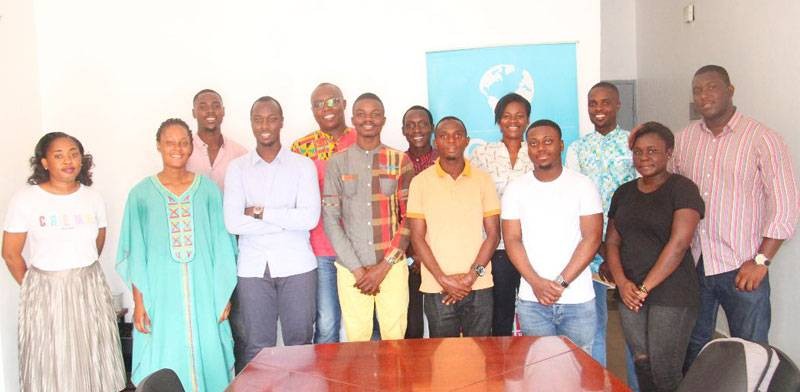Plusieurs étudiants, membres de l’association, ont pris part à la cérémonie de présentation des activités du Common action. (Photo : Dr)