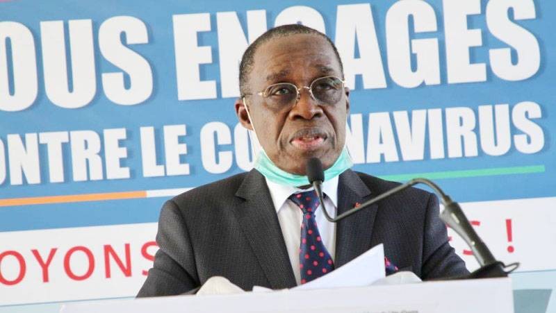 Dr Eugène Aka Aouélé, ministre de la Santé et de l'Hygiène publique. (DR)