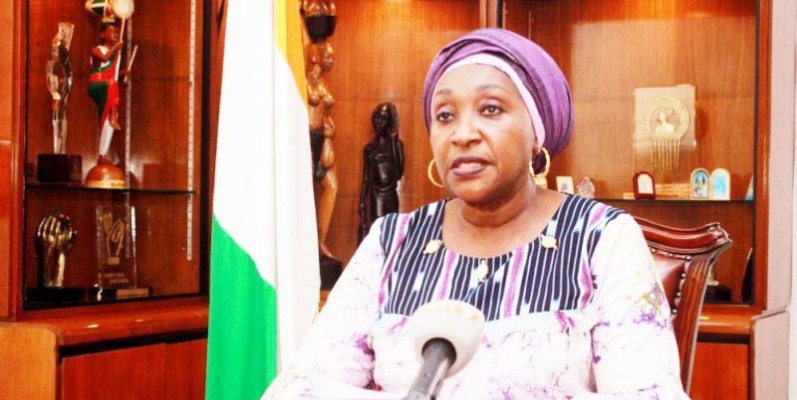 Raymonde Goudou-Coffie, ministre de la Culture et de la Francophonie. (Photo : Dr)