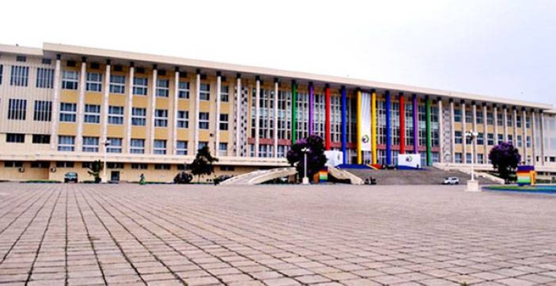 Une vue du Palais du peuple (RDC). (DR)