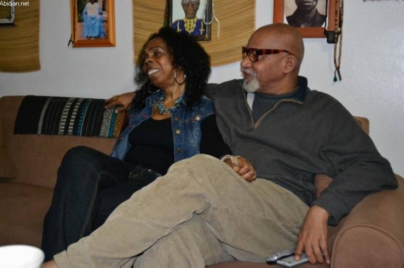 La célèbre chorégraphe, pionnière de la danse en Côte d'Ivoire, sera représentée par son époux, Emmett McDonald (à droite) (DR)