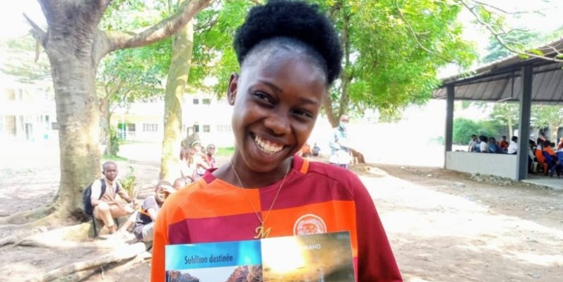 Essime Maho nourrit le rêve de devenir une très grande écrivaine. (DR)