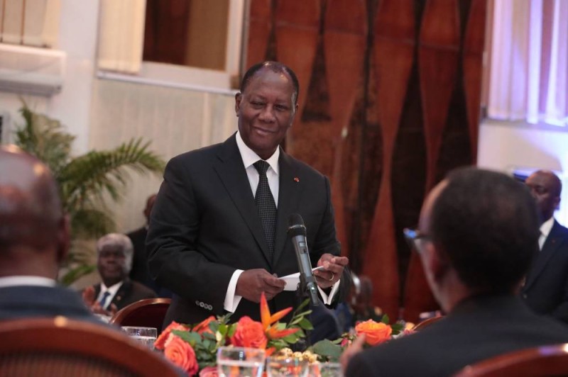 Le Président Alassane Ouattara