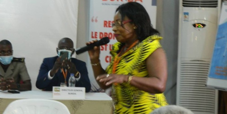 Antoinette Konan, sociétaire du Burida (J. Bavane)