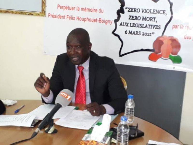 Le président de l'Ong, Koffi Guillaume N'Guessan a situé les enjeux de la campagne de sensibilisation. (DR)