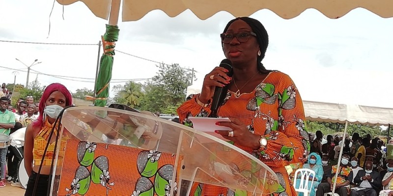 Kandia camara a rencontré les ressortissants du Grand Ouest sur le territoire communal d’Abobo