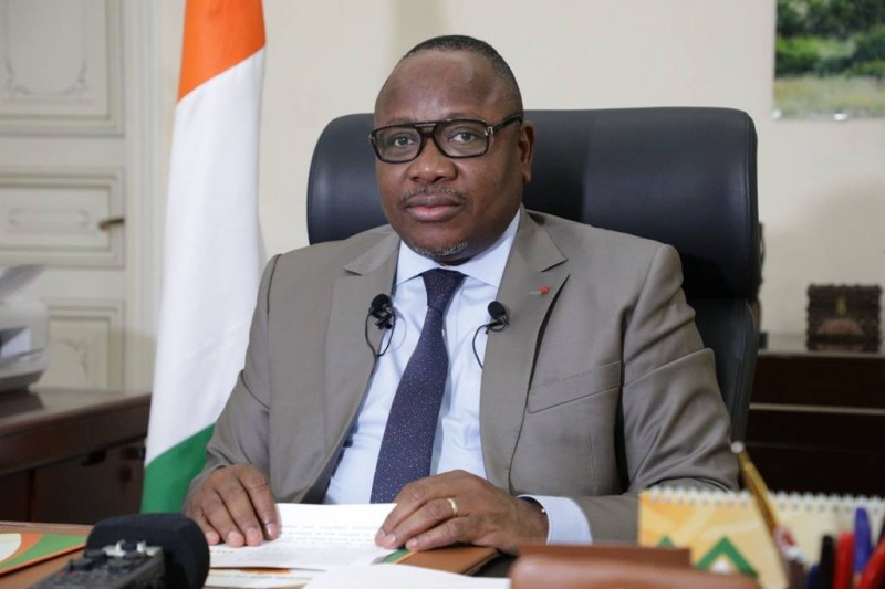 Le président de la Cei, Coulibaly-Kuibiert Ibrahime